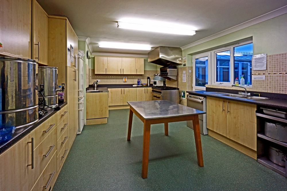 Photo of the main kitchen
