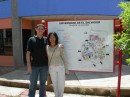 Miseal and Sarai at the National University